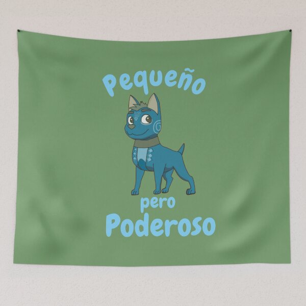 Item preview, El viaje de Xico, Pequeño pero Poderoso, Digital Cartoon Dog designed and sold by Spiritualish.