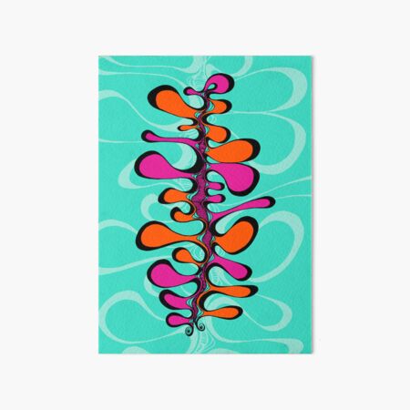 Dance - Bright Colors Art Board Print