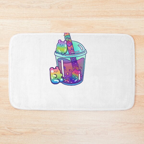 Item preview, Cute Kawaii Jelly Bear Boba Tea designed and sold by LiquidNeko.