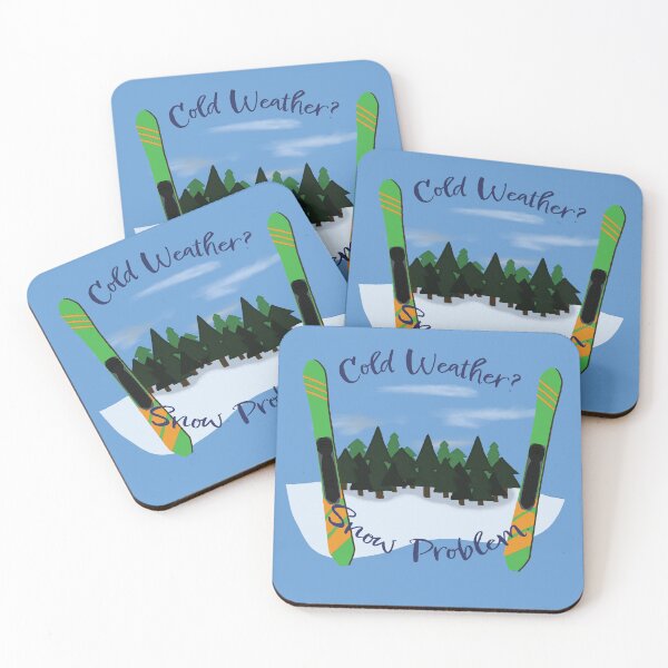 Item preview, Cold Weather, Snow Problem Winter Outdoors Skiing designed and sold by InkyCorvid.