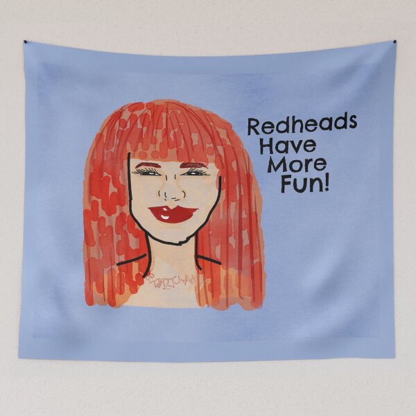 Item preview, Redheads Have More Fun! designed and sold by Talk2JulsArt.