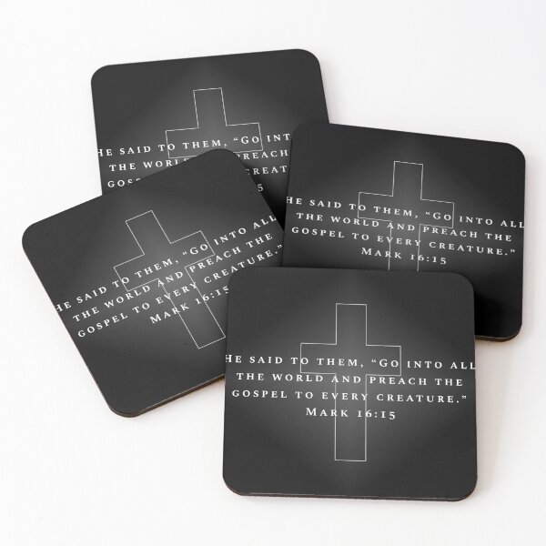 Item preview, Bible Verse - Mark 16:15  designed and sold by DailyGospel | Christian Art and Design.