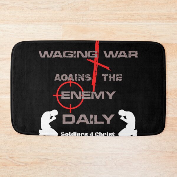 Item preview, WAGING WAR against the ENEMY -Christian t-shirt, hoodie, premium tee, youth, women, etc. designed and sold by Brent Horton.