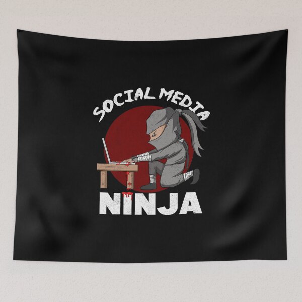 Item preview, Social Media Battle Social Media Ninja designed and sold by Printed-Memes.
