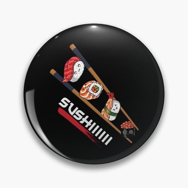 Item preview, Sushi Sliding On Chopsticks Funny Kawaii Anime Japanese Food designed and sold by Dressed For  Duty.