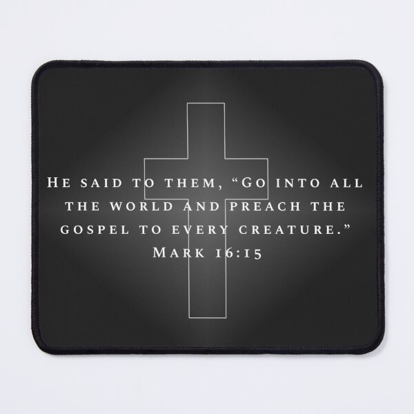 Item preview, Bible Verse - Mark 16:15 designed and sold by DailyGospel | Christian Art and Design.