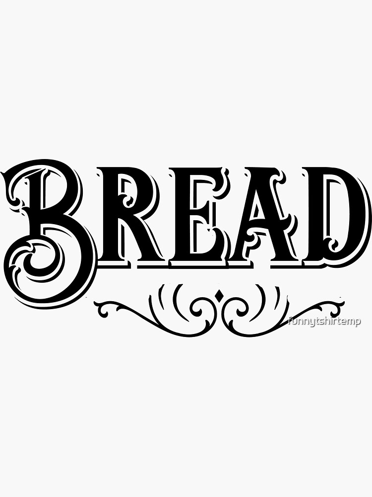 "Bread Pantry Label Kitchen Label Food Container Bread Box " Sticker