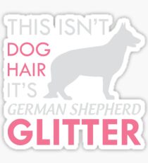 German Shepherd Glitter Sticker