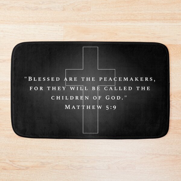 Item preview, Bible Verse - Matthew 5:9  designed and sold by DailyGospel | Christian Art and Design.