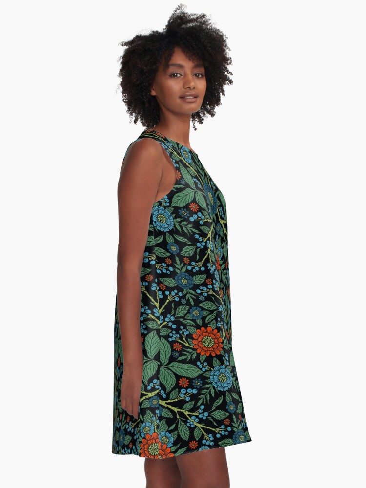 Jade green 2024 floral dress