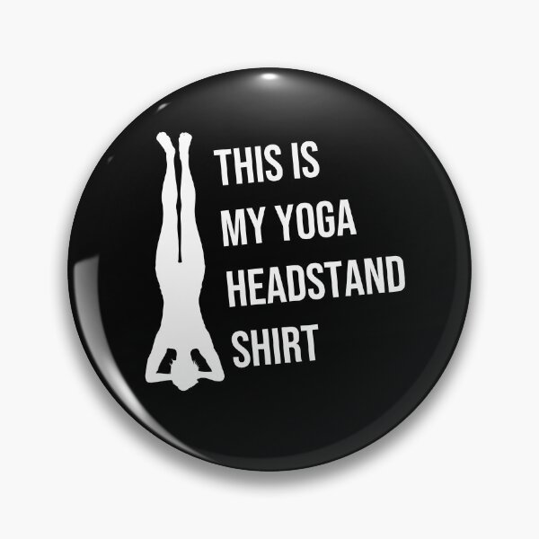 Item preview, This Is My Yoga Headstand Simple Headstand Illustration Funny Yoga Lovers Saying For Men Women designed and sold by pedrored369.