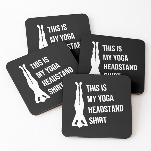 Item preview, This Is My Yoga Headstand Simple Headstand Illustration Funny Yoga Lovers Saying For Men Women designed and sold by pedrored369.
