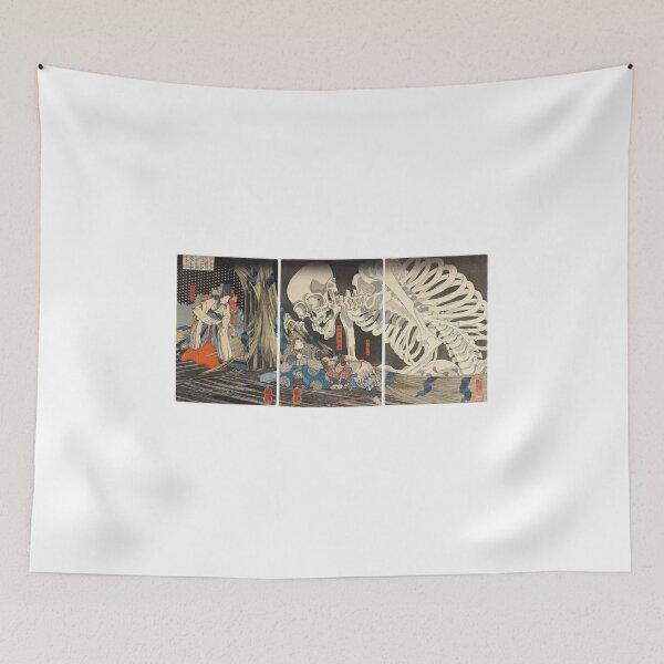 Item preview, The Witch and The Skeleton - Utagawa Kuniyoshi designed and sold by Bastett.