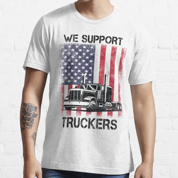 Trucker Aufnäher Patch USA-Flagge Truck Aufbügler LKW