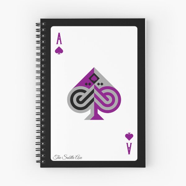 Item preview, Ace of Spades Flagging Asexual Pride Colors designed and sold by barronangMedia.