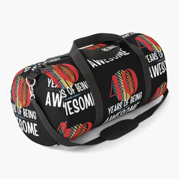 Item preview, 40 Years of Being Awesome, Funny 40th Birthday with Retro Sunset, Milestone Birthday Gift designed and sold by Auntieck.