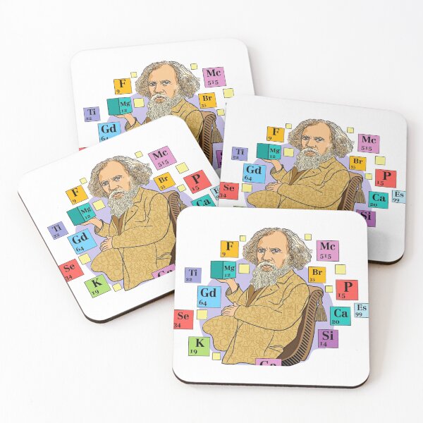 Item preview, Dmitri Mendeleev and Periodic Table of Elements designed and sold by VintagePeople.