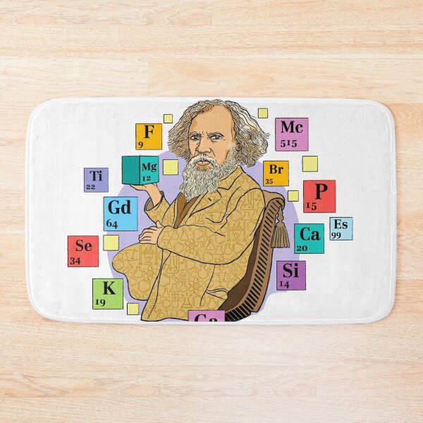 Item preview, Dmitri Mendeleev and Periodic Table of Elements designed and sold by VintagePeople.