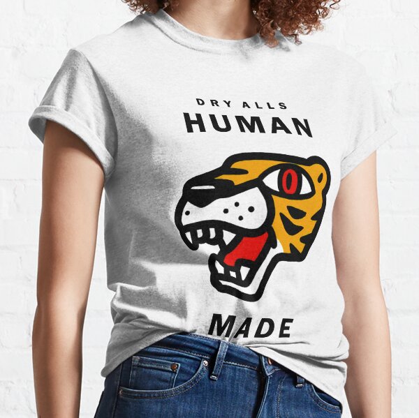 Human Made x Nigo, Shirts, Human Made Mens Dry Alls Logo Streetwear  Graphic T Shirt White Medium