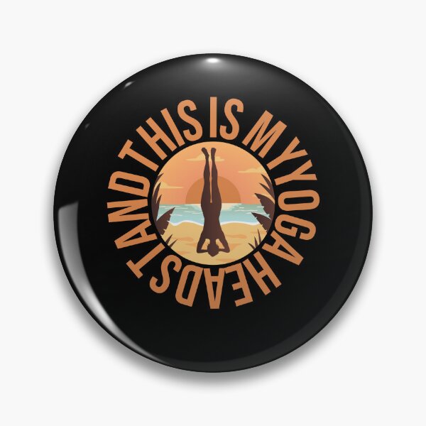 Item preview, This Is My Yoga Headstand Cool Headstand Orange Design Funny Yoga Lovers Gift For Men Women designed and sold by pedrored369.