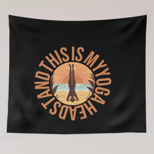Item preview, This Is My Yoga Headstand Cool Headstand Orange Design Funny Yoga Lovers Gift For Men Women designed and sold by pedrored369.