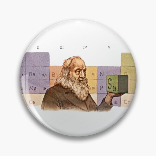 Item preview, Dmitri Mendeleev & Periodic Table of Elements designed and sold by VintagePeople.