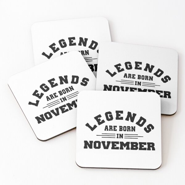 Item preview, Legends are born in november designed and sold by BandiRock.