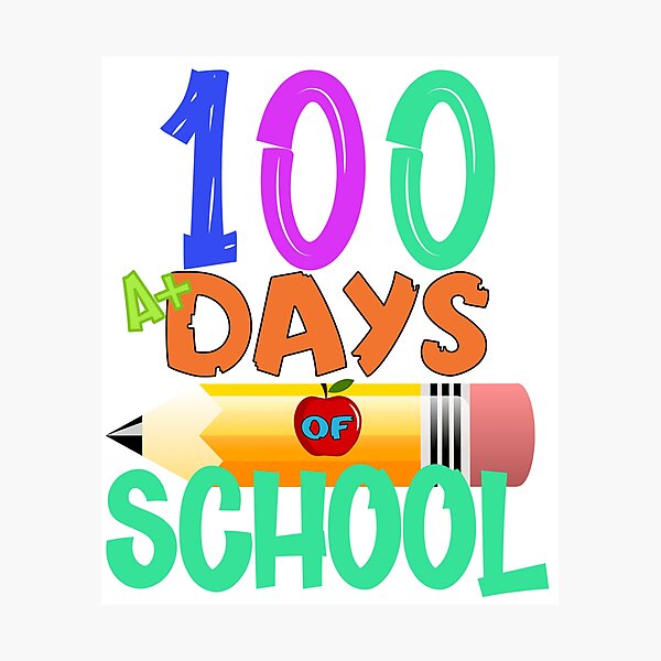 Item preview, 100th day of school,100th day,happy 100th day of school,teacher,100th day of school designed and sold by fairy-taler.
