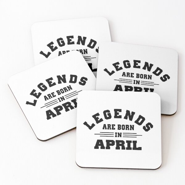 Item preview, Legends are born in april designed and sold by BandiRock.