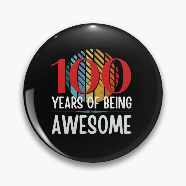 Item preview, 100 Years of Being Awesome, Funny 100th Birthday with Retro Sunset, Milestone Birthday Gift designed and sold by Auntieck.