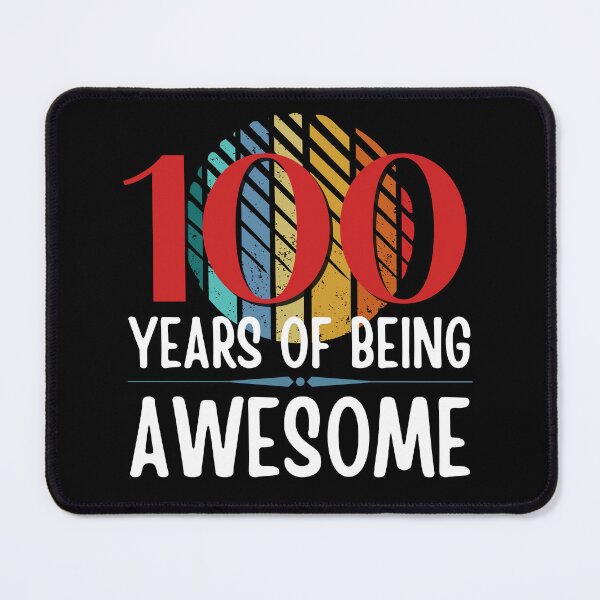 Item preview, 100 Years of Being Awesome, Funny 100th Birthday with Retro Sunset, Milestone Birthday Gift designed and sold by Auntieck.