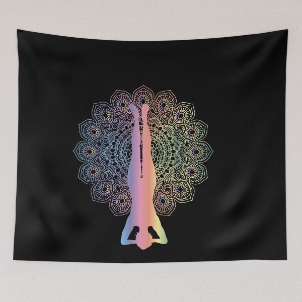 Item preview, This Is My Yoga Headstand Cool Gradient Mandala Design Funny Yoga Lovers Quote Gift For Men Women designed and sold by pedrored369.