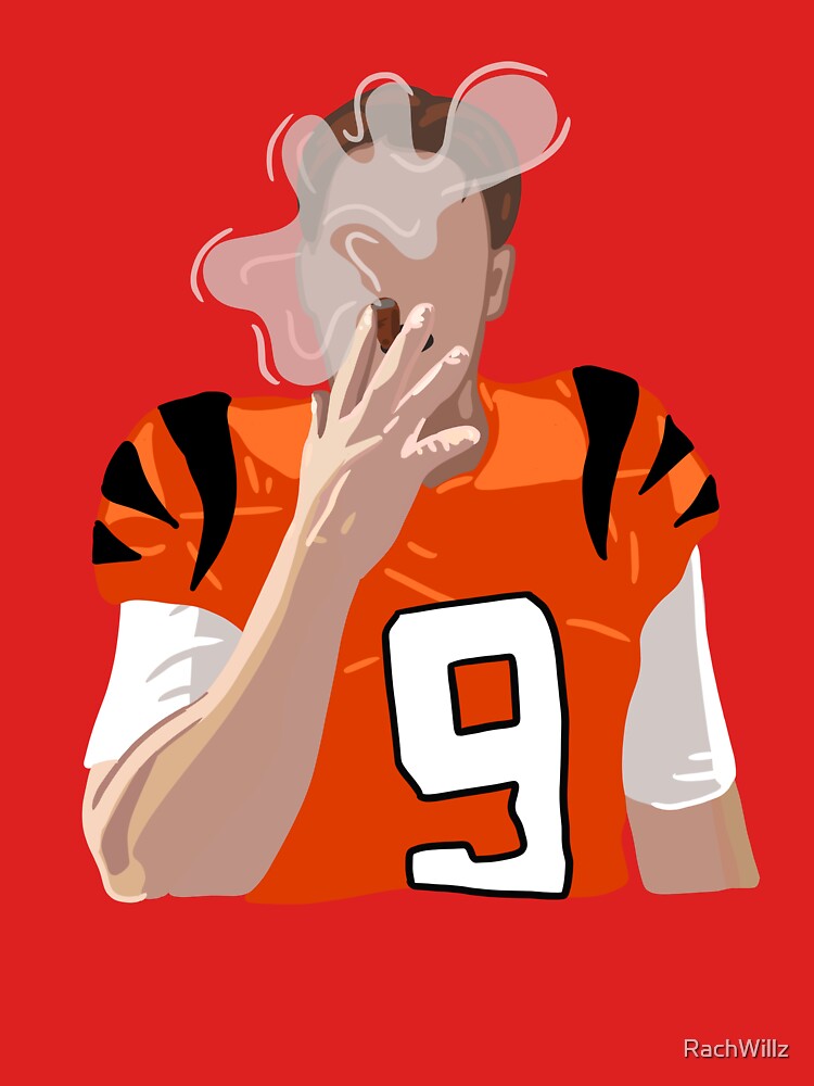 : Joe Burrow Smoking Cigar Champ Hope Poster Cincinnati Football  Fan T Shirt : Sports & Outdoors