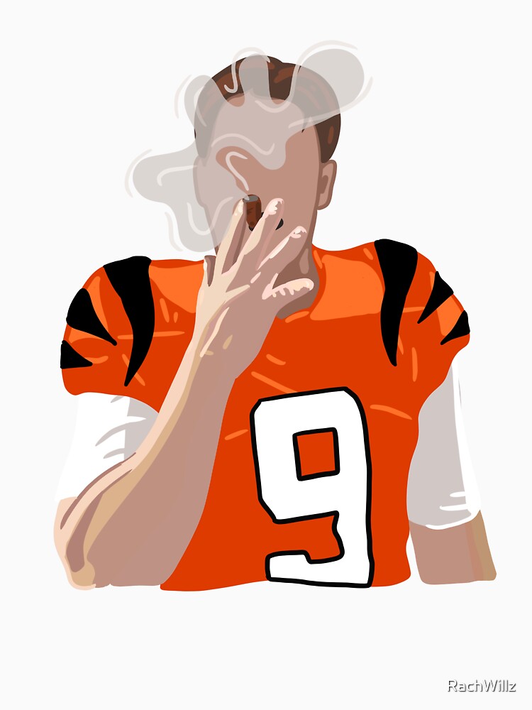 : Joe Burrow Smoking Cigar Champ Hope Poster Cincinnati Football  Fan T Shirt : Sports & Outdoors