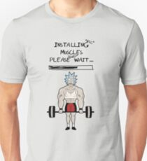 Rick and Morty. Installing muscles. Unisex T-Shirt