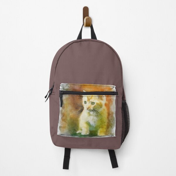 Item preview, Cutest kitten. Digital texturized watercolor painting designed and sold by Vivid Studio.