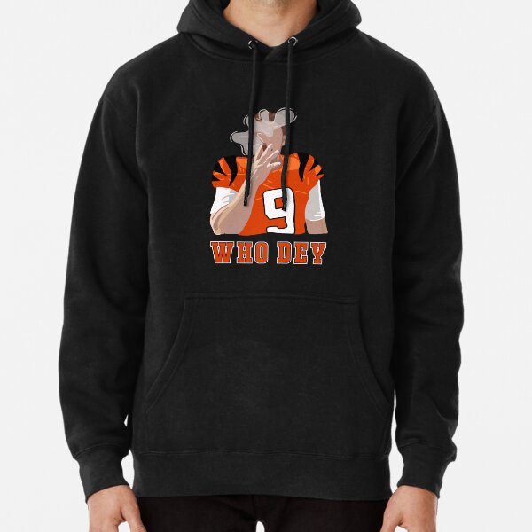 WHO DEY Joe Burrow' Pullover Hoodie for Sale by RachWillz