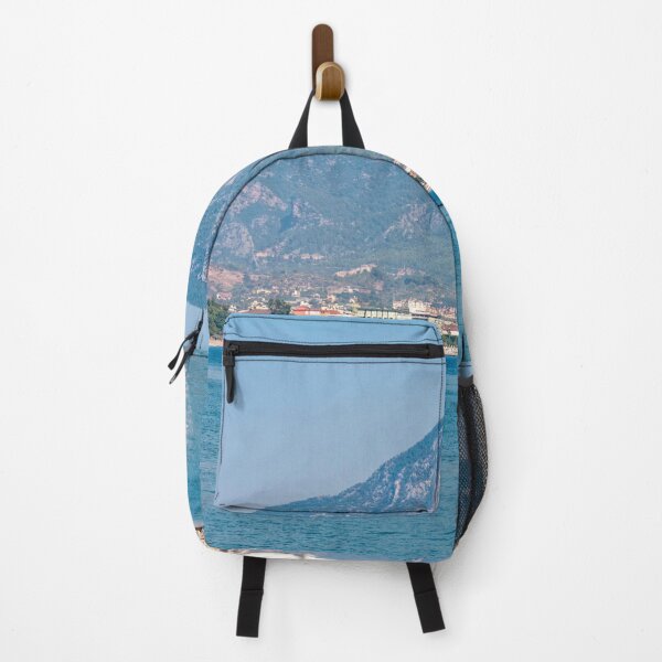 Item preview, Lighthouse and ship at entrance to Alanya Harbour, Turkey designed and sold by Kevin Hellon.