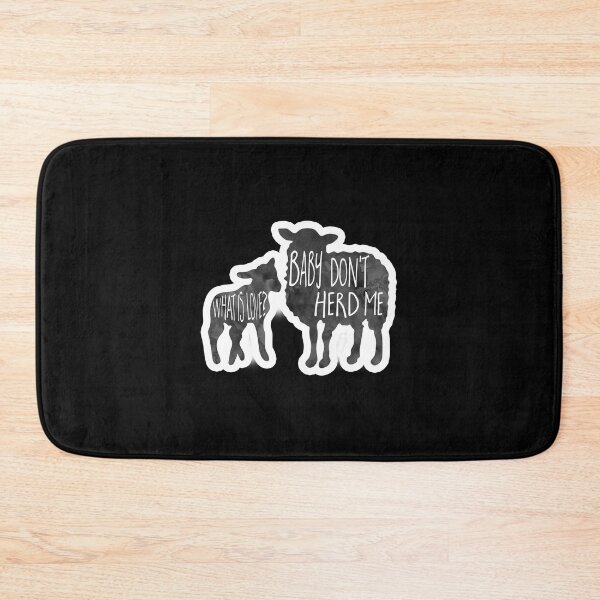 Item preview, What is love? Baby don't HERD me - Pun designed and sold by hitechmom.