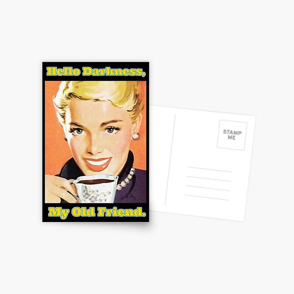 Item preview, Hello Darkness Coffee Shop designed and sold by BetelgeuseX3.