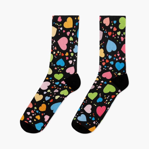 Item preview, hearts multicolor pattern designed and sold by cutecrazytshirt.