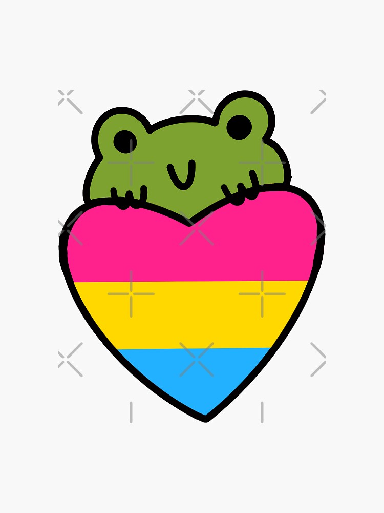 Pride Frogs Pansexual Flag Sticker For Sale By Goetzrae Redbubble