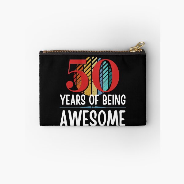 Item preview, 50 Years of Being Awesome, Funny 50th Birthday with Retro Sunset, Milestone Birthday Gift designed and sold by Auntieck.