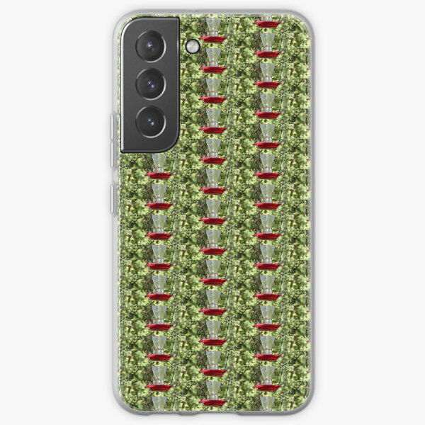 Hummingbird Feeder Pattern Samsung Galaxy Soft Case