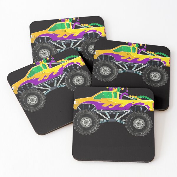 Item preview, Mardi Gras Monster Truck Beads Jester Hat Kids Boys designed and sold by JodyBoling.