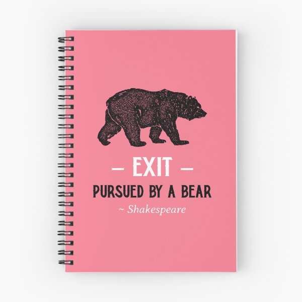 Item preview, Exit Pursued By A Bear, Funny Shakespeare Quote designed and sold by IceCreamMuseum.