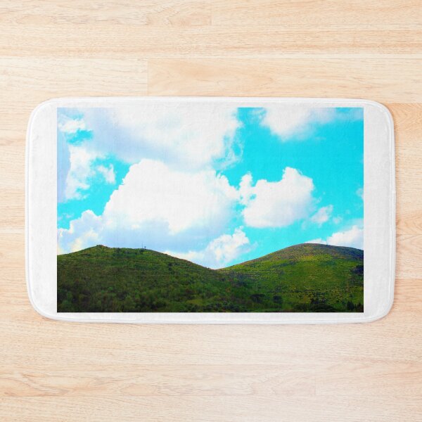 Item preview, View from San Leucio at green hills and azure sky designed and sold by Kristina Drozd.