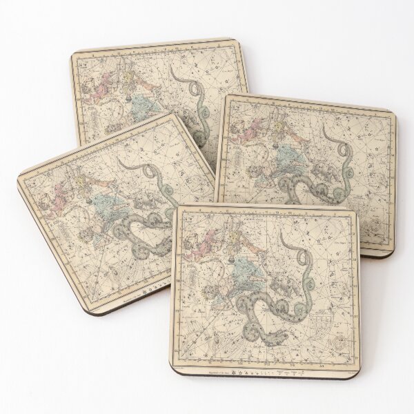 Item preview, Antique Star Map #1 designed and sold by ChicLilyShop.