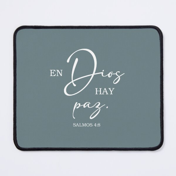 Item preview, Salmos 4:8, Spanish Bible Verse designed and sold by Aryam Quotes.