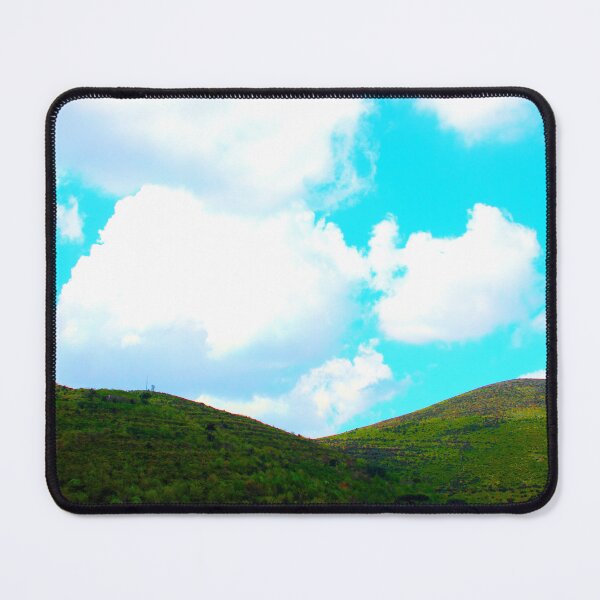 Item preview, View from San Leucio at green hills and azure sky designed and sold by Kristina Drozd.